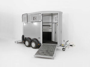Ifor Williams Pferdeanhänger HB403|1,5er|silber-Neu