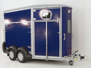 Ifor Williams Pferdeanhänger HB511|Blau|Frontausstieg-Neu