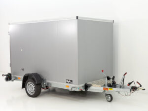 Vezeko Koffer-Absenkanhänger 157x268cm Höhe: 164cm 1,5t | Schwarz-Neu