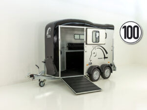 Cheval Liberte Pferdeanhänger Touring One 1,5er | Pullman-Fahrwerk | Frontausstieg | schwarz-Neu