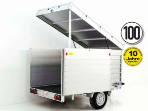 Deckelanhänger 150×250 cm Höhe: 125 cm 1300 kg | Typ 6.13 | Seitentür-Neu