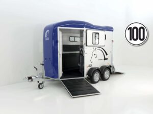 Cheval Liberte Pferdeanhänger Touring Country | Sattelkammer | Frontausstieg | blau-Neu