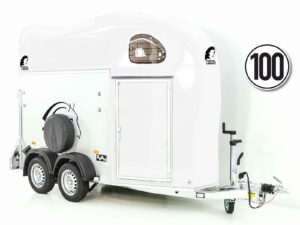 Cheval Liberte Pferdeanhänger GOLD One 1,5er | Pullman-Fahrwerk | weiß-Neu