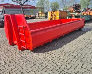 Roll-Off-Container mit roten Doppelflügeltüren (12 m³)-Neu